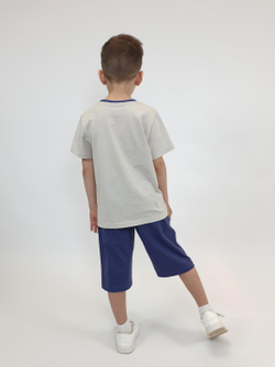 01-130-6 Комплект для мальчика (фуфайка+шорты)