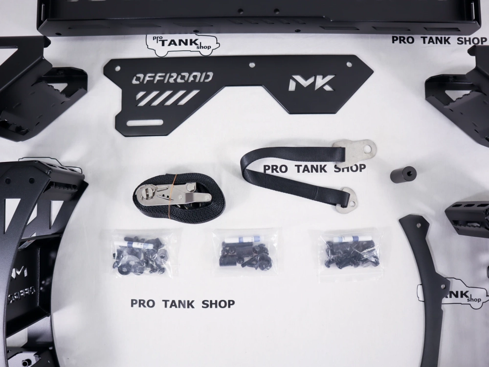 Площадка на 5-ое колесо MEIKA (AK1) с лесенкой MEIKA (AK11) и боковым креплением MEIKA(AK12)