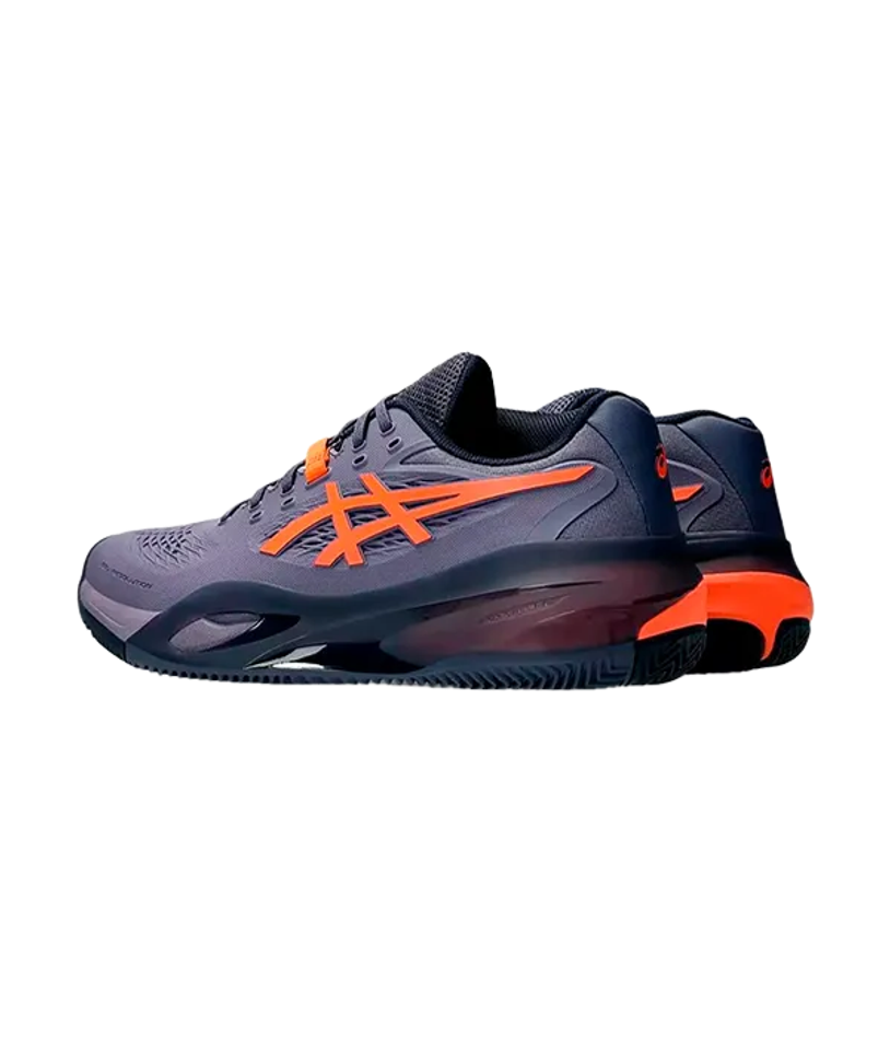 Asics Gel-Resolution X Clay Серовато-фиолетовый-Nova Orange 2025 Кроссовки
