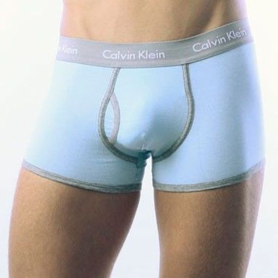 Мужские трусы боксеры Calvin Klein 365 Blue Grey