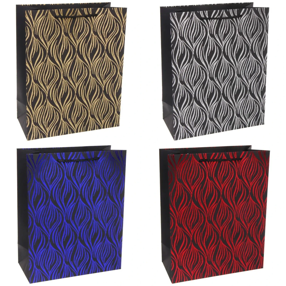 Пакет подарочный «Узоры»33*26 см