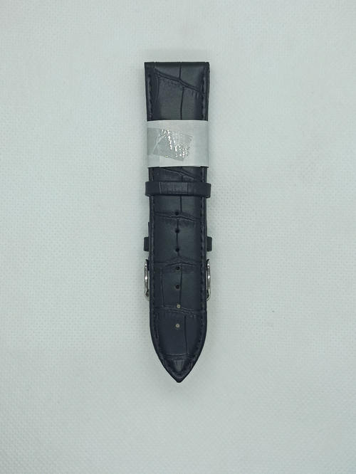 РЕМЕНЬ КОЖАНЫЙ 24мм ЧЕРНЫЙ(1306.24.1)