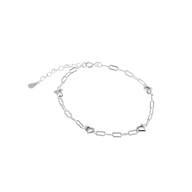 Браслет Серебряный Путь Сердец