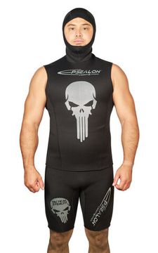 Майка Epsealon Skull с шлемом без рукавов  2.5 мм