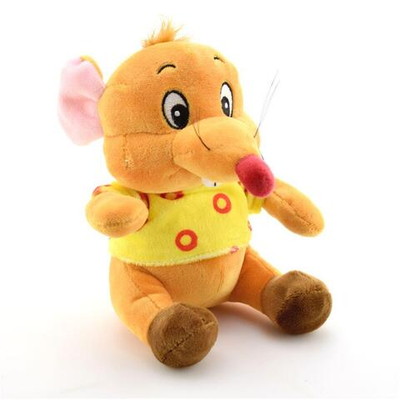 Игрушка мягкая Мышка в сырной рубашке 16см, без чипа в пакет (Мульти-Пульти)