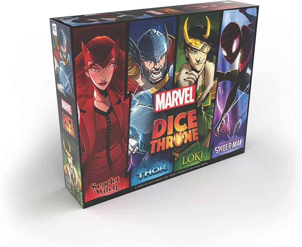 Настольная игра Dice Throne (Трон кубов). Сезон Marvel. 4-Hero Box