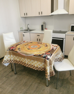 Скатерть "Звездный атлас", по мотивам звёздного атласа Андреаса Целлария "Harmonia Macrocosmica"