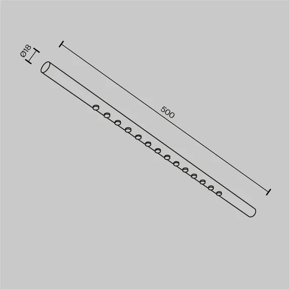 Светильник Точки / Points для системы освещения Axity 3000/6000К 12Вт 36° Technical c101cl-l500-12w3-6k-b