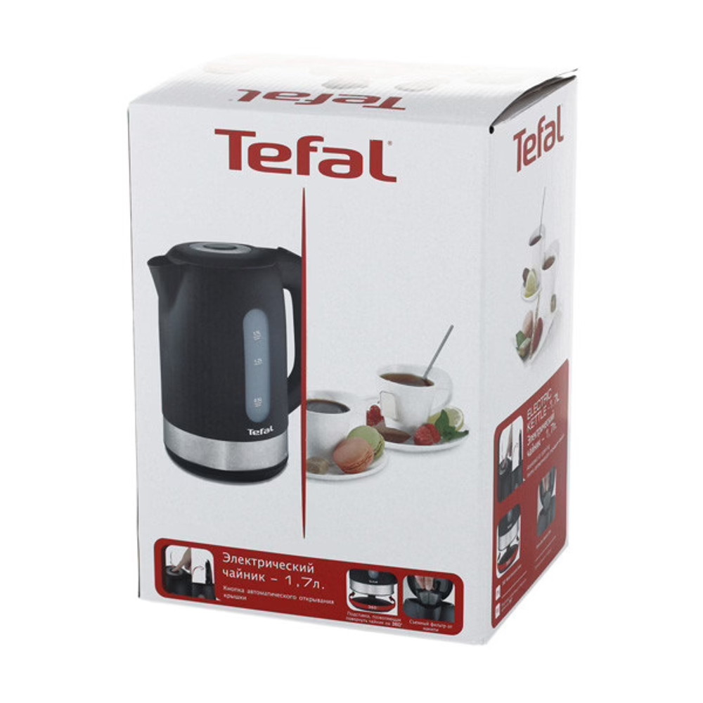 Элетрочайник Tefal Snow KO330830 Black (y)