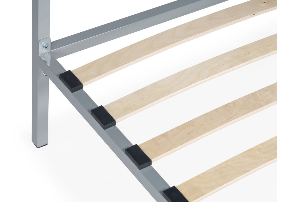 Односпальная кровать Фади 90х200 серая