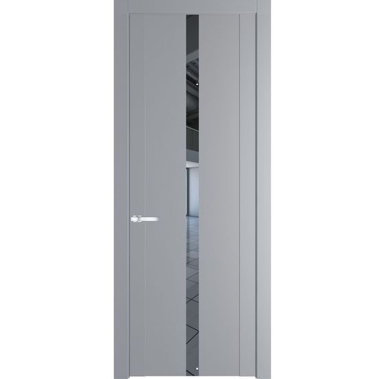 Межкомнатная дверь эмаль Profil Doors 1.8P смоки зеркало