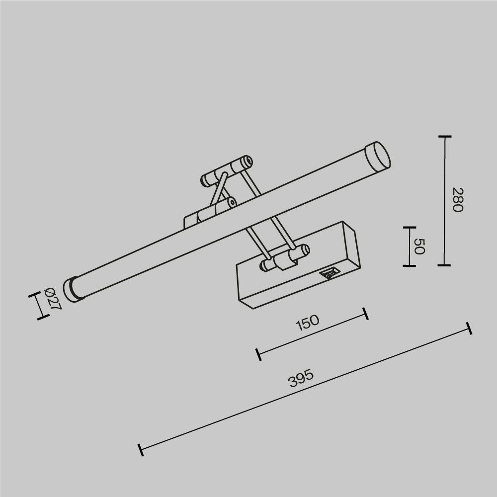 Бра Maytoni   MIR268WL-L3W3K