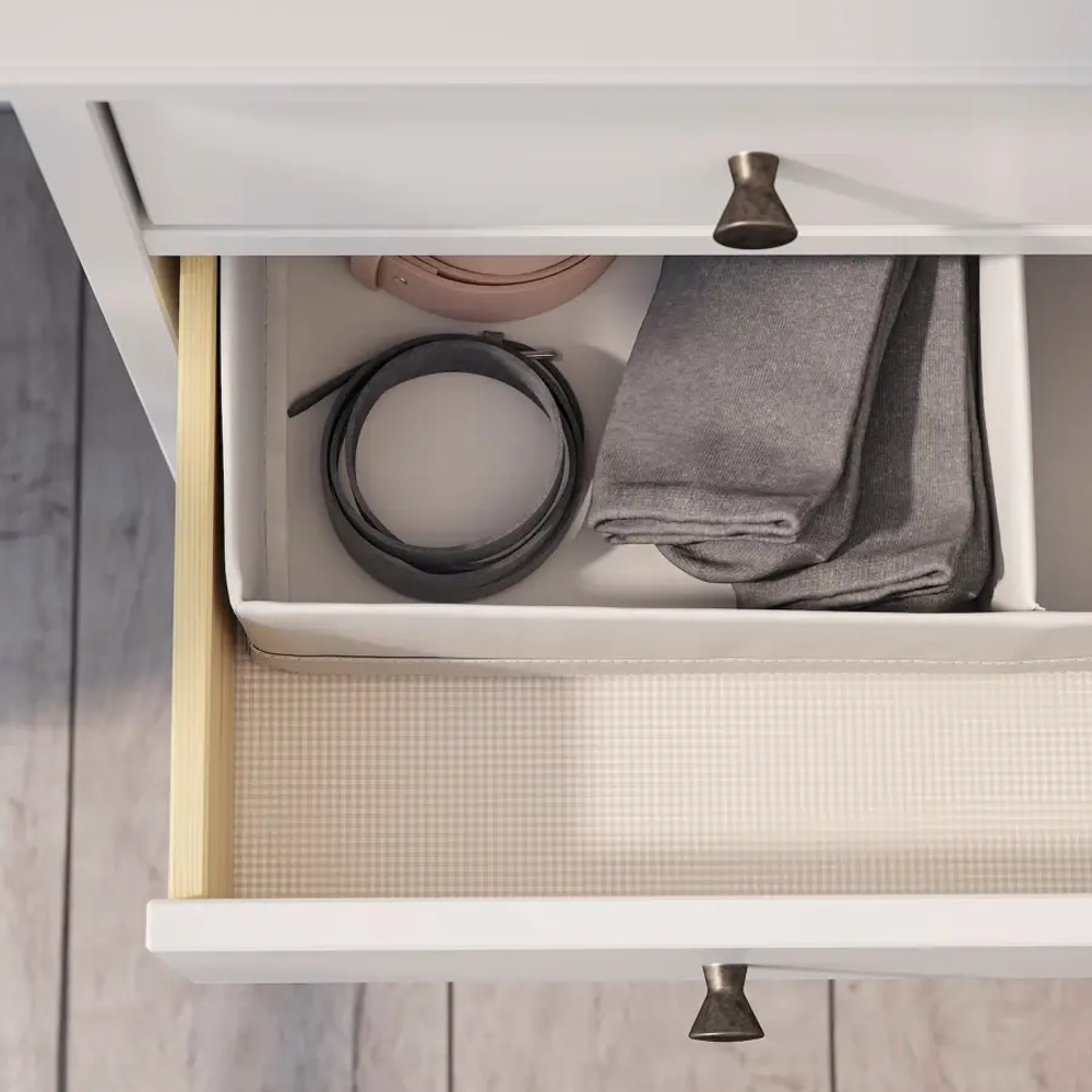 Комод с 6 ящиками - IKEA IDANAS/IDANÄS, 50x84х135 см, белый ИДАНЭС ИКЕА