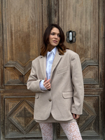 Пиджак с мужского плеча Hill, Бежевый