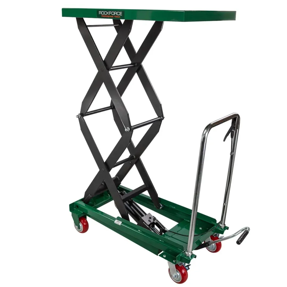 Тележка подъемная гидравлическая 350кг RockFORCE RF-SPT 350H