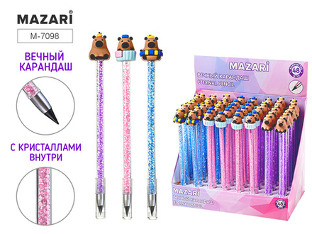 Карандаш вечный Mazari "Капибары" (цена за шт.)