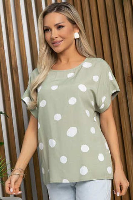 Блуза Любава (оливковая) Б13149-41М LT Collection