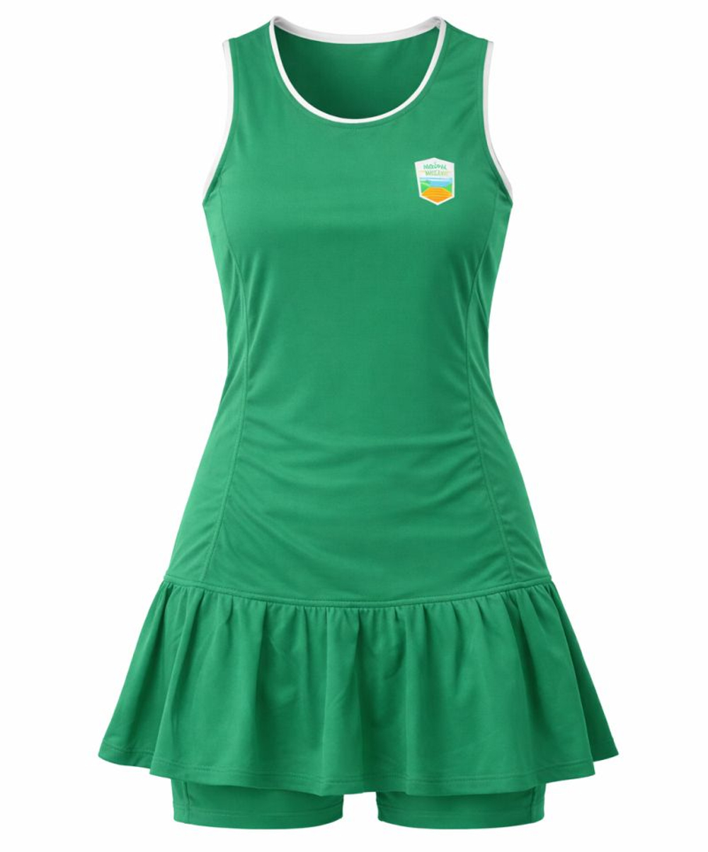 Теннисное платье Monte-Carlo Country Club MCCC Patch - green