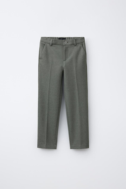 ZARA КОСТЮМНЫЕ БРЮКИ, МЯГКИЙ ЗЕЛЕНЫЙ