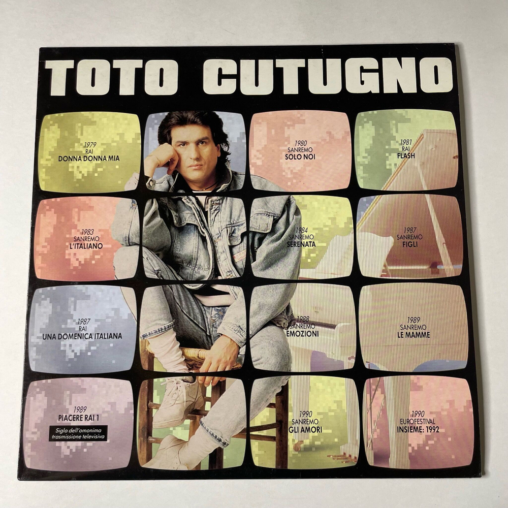 Винтажная виниловая пластинка LP Toto Cutugno (Italy 1990)