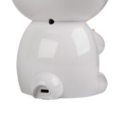 ULM-D160 12W-3000-6000K-DIM WHITE Светильник настольный светодиодный Заяц. с подставкой под канцелярские принадлежности. Сенсорный выключатель. Диммер. Белый. TM Uniel