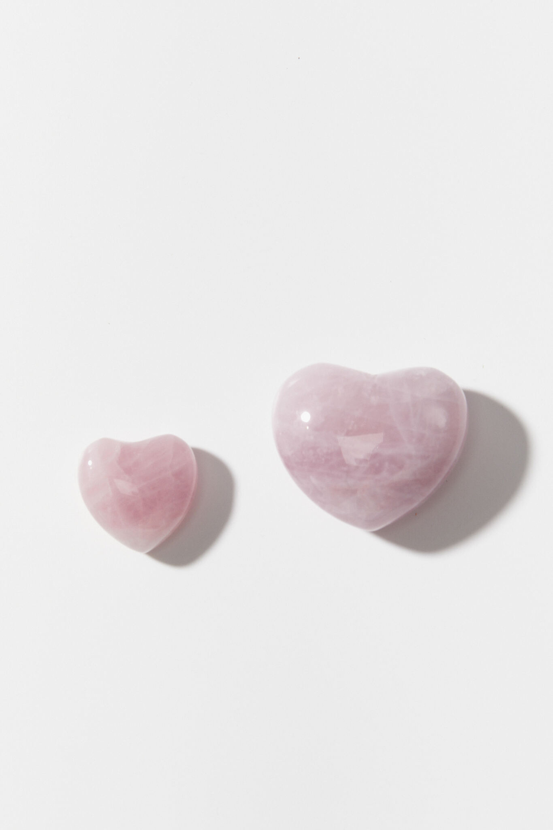 Сердечко из розового кварца M