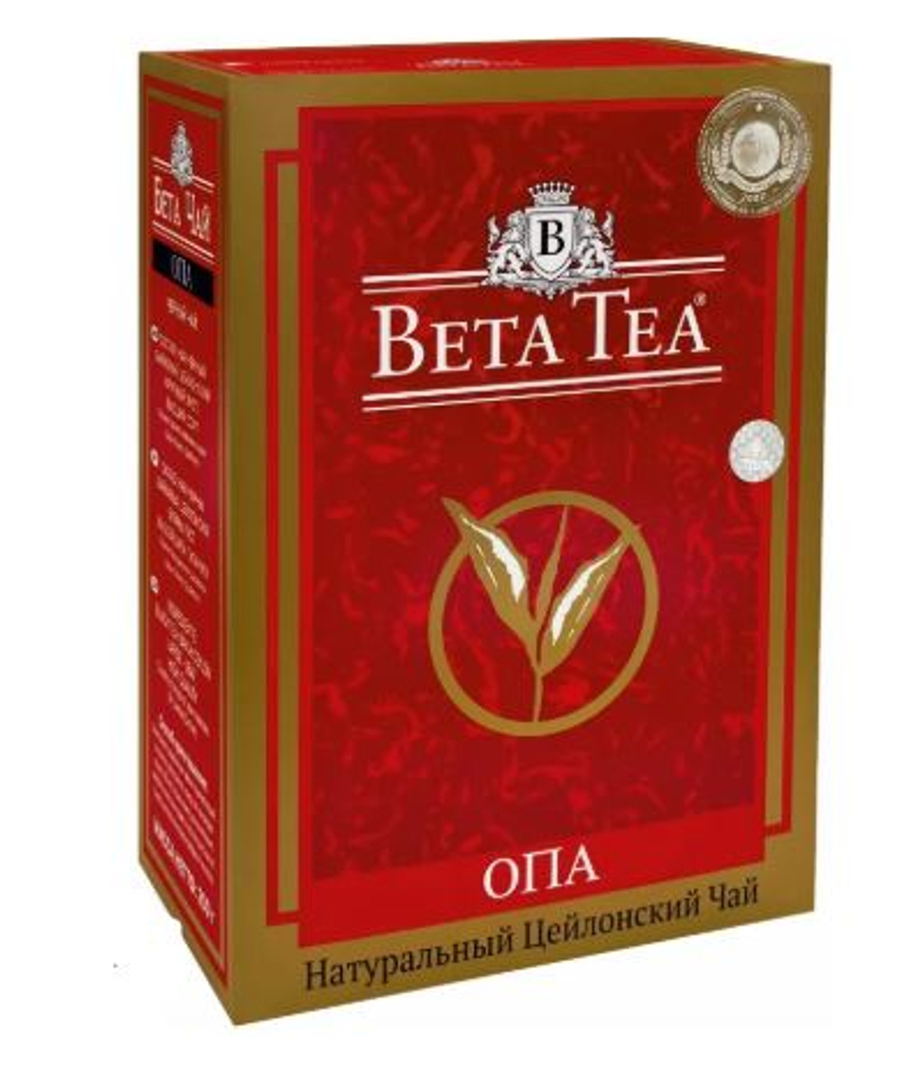 Чай BetaTea OPA крупный лист Цейлон 250гр