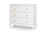Комод Wood 3 ящика (белый)