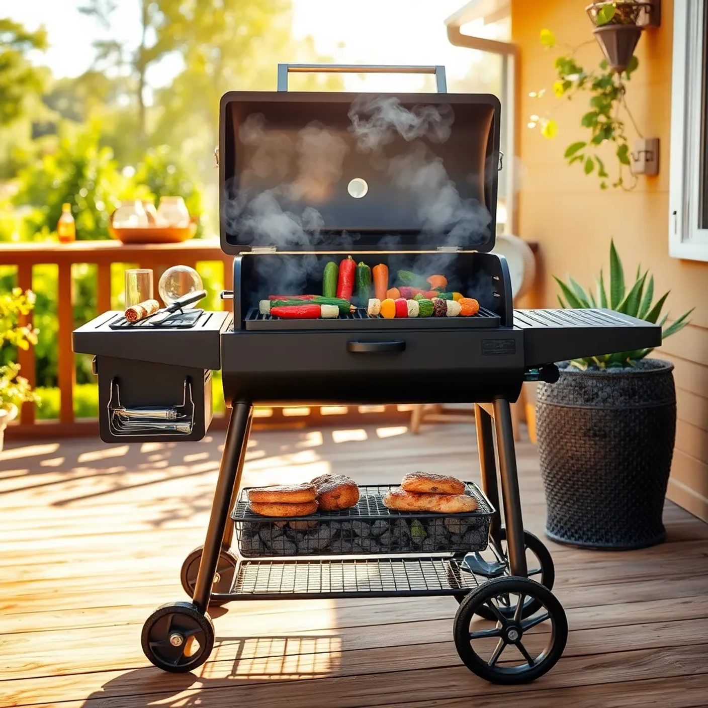 Мобильный гриль-мангал для дома и дачи: идеальное сочетание удобства и функциональности