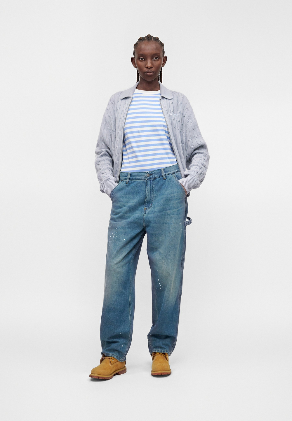 Carhartt WIP Мешковатые джинсы - Синий
