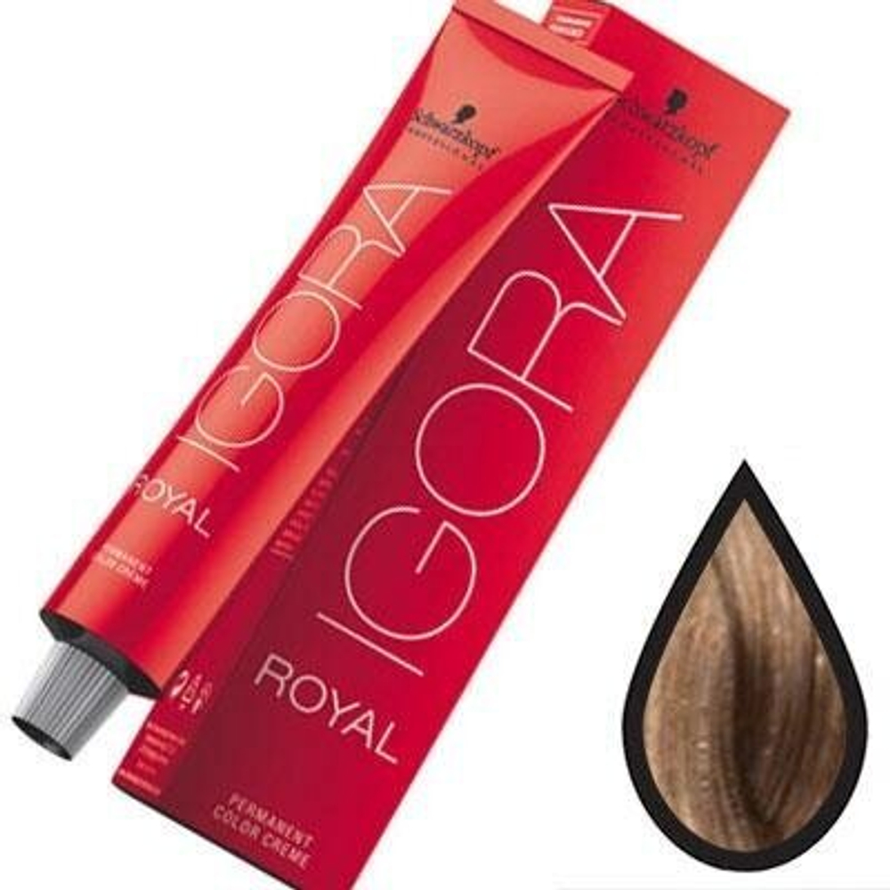 Schwarzkopf Professional Igora Royal краситель для волос, 8-0 светлый русый натуральный, 60 мл