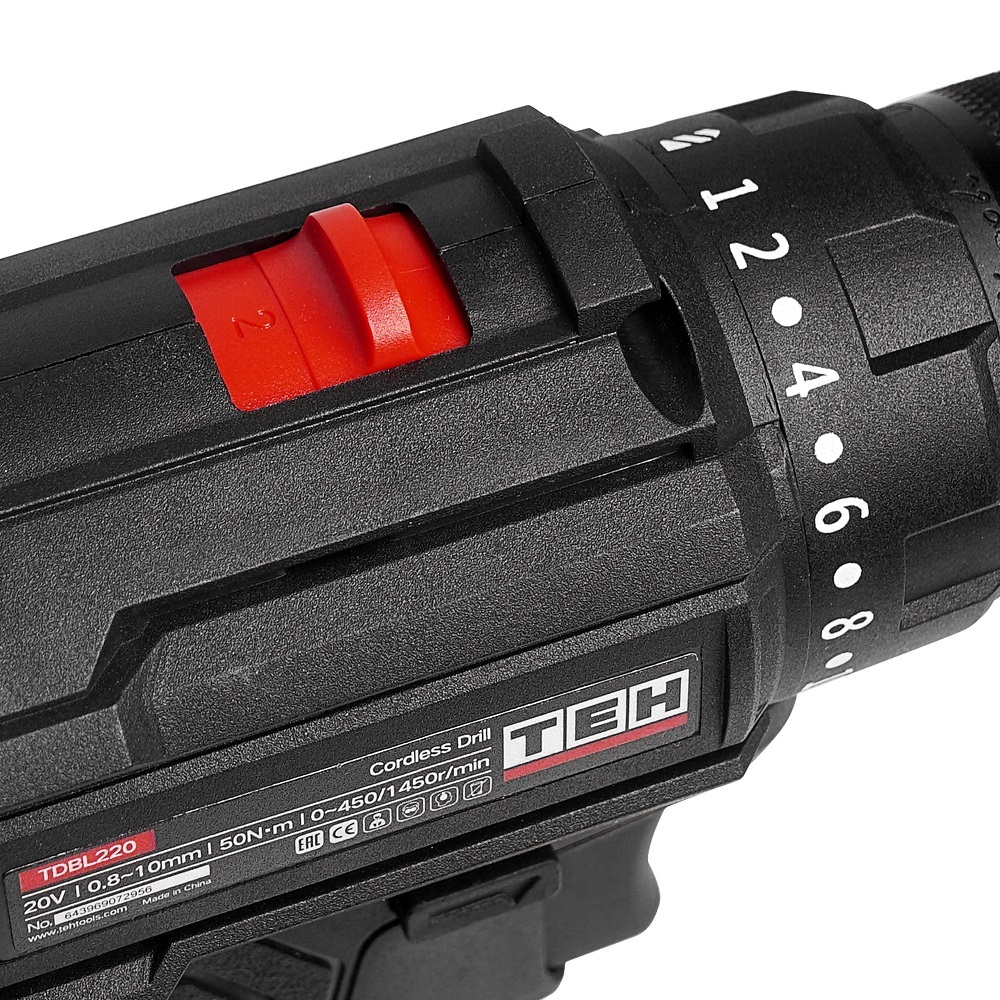 Аккумуляторная дрель TEH  TDBL220 20V