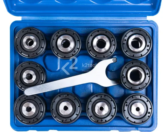 Набор головок резьбонарезных для манипулятора ETM-24/PTM-24, GTM24, JIS, М6-М24, 10 шт.