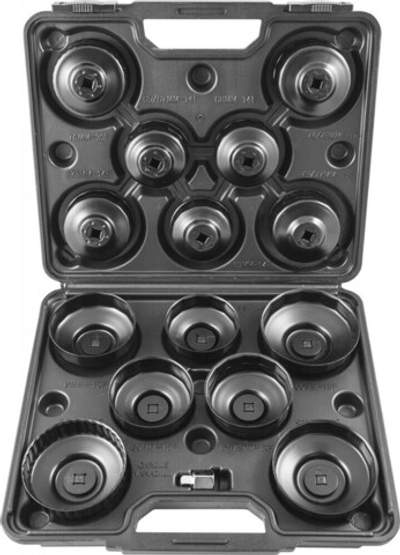 AOFWS14 Набор съемников масляных фильтров "чашка" 65-100 мм, 14 предметов