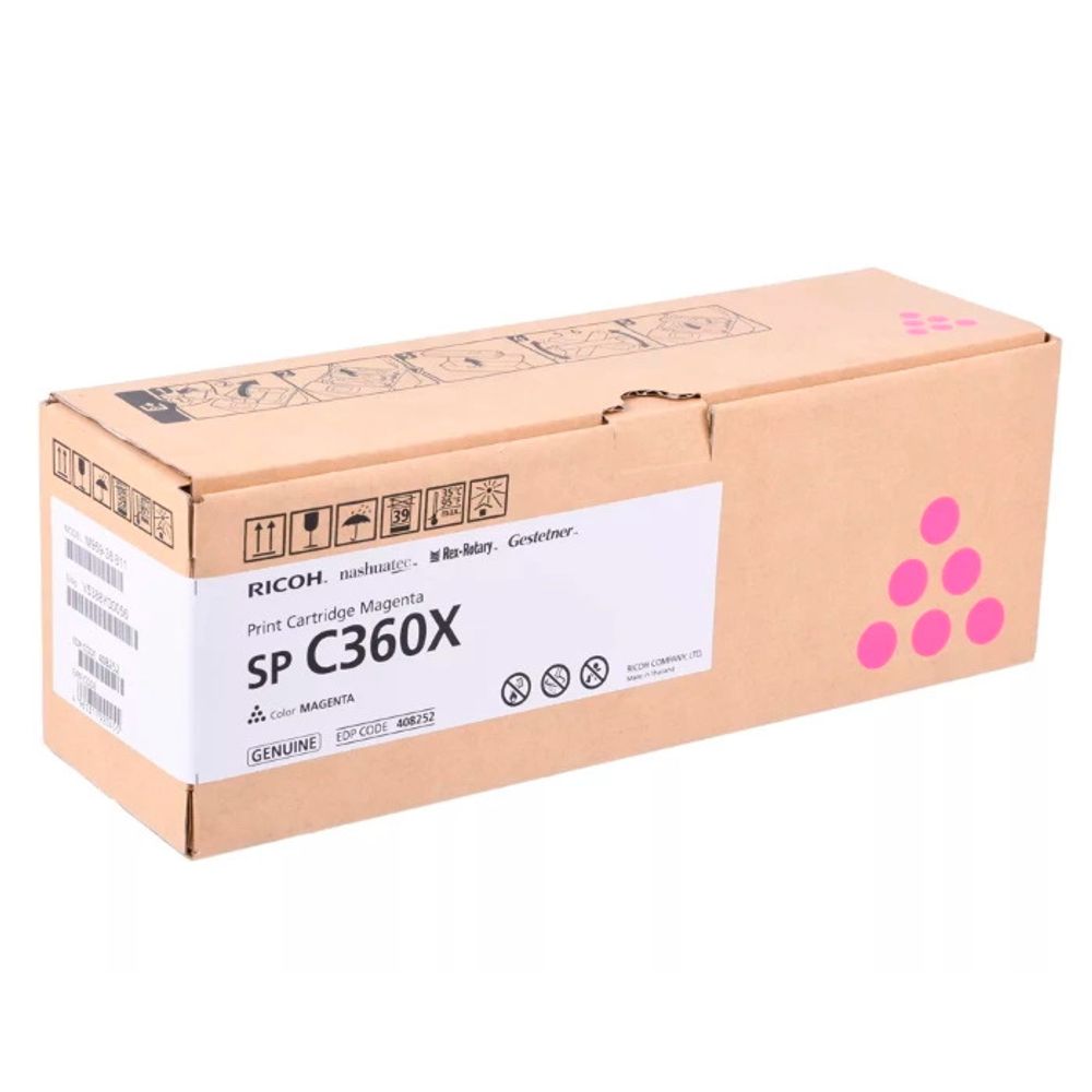 Принт-картридж тип SP C360X пурпурный (9K, только для МФУ) Ricoh SP C361SFNw 408252