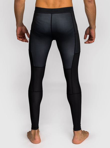 Тайтсы Venum No Gi Black/Silver Grey