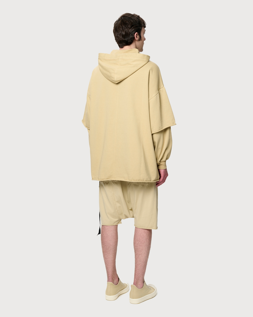 RICK OWENS DRKSHDW ХУДИ БЕЖЕВАЯ HOLLYWOOD TOMMY HUSTLER