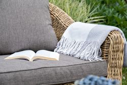 "Кон Панна" лаунж-зона из искусственного ротанга, цвет соломенный