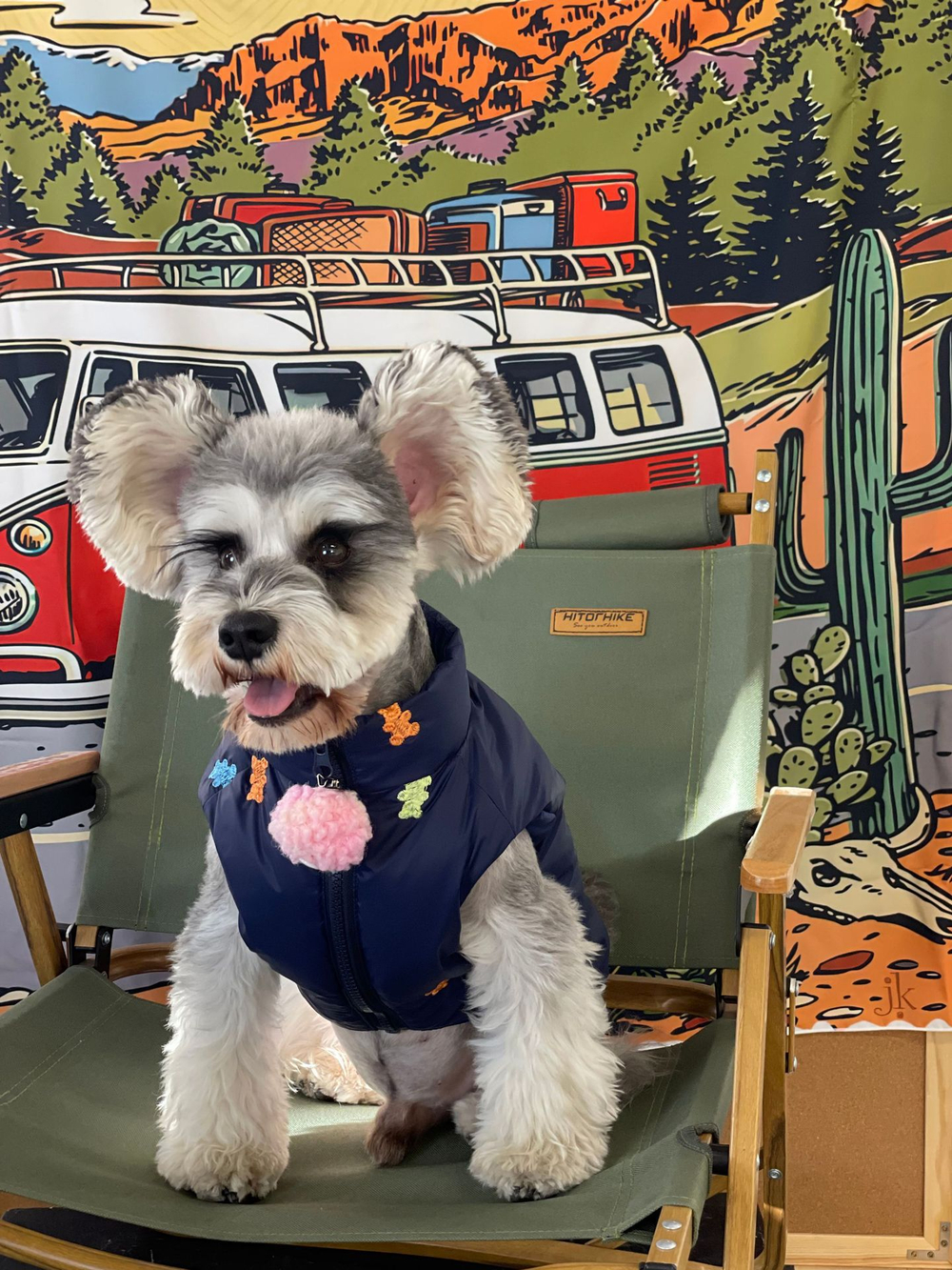 Жилет пуховый для собак Медведь