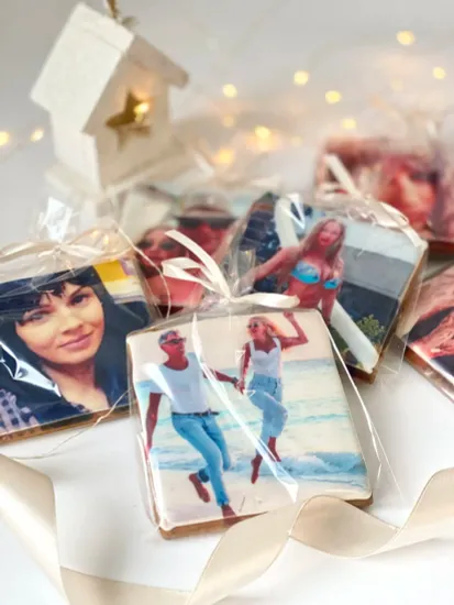 Пряники с логотипом квадрат