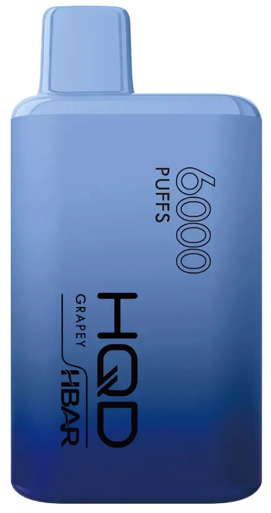 HQD HBAR 6000 - Grapey (5% nic)