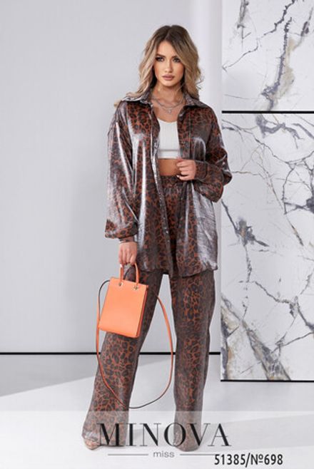 Костюм 698-коричневый Minova Фото 2