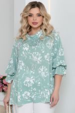 Блуза "Гелла" (мята) Б5644 LT Collection