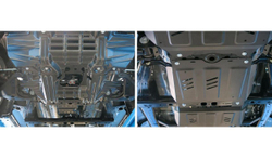Защита КПП Rival для Toyota Fortuner II (V - 2.7; 2.8D) 4WD 2017-2020 2020-н.в./Toyota Hilux VIII (V - 2.4D; 2.8D) 4WD 2015-2018/Toyota Hilux VIII рестайлинг (V - 2.8D) 4WD 2018-2020 2020-н.в. (устанавл-ся совместно с 2111.5710.1.3), сталь 3 мм, с крепежом, штампованная, 2111.5711.1.3