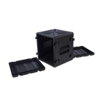 Ударопрочный пластиковый Рэковый кейс 12 юнитов KZCASE@RACK12U