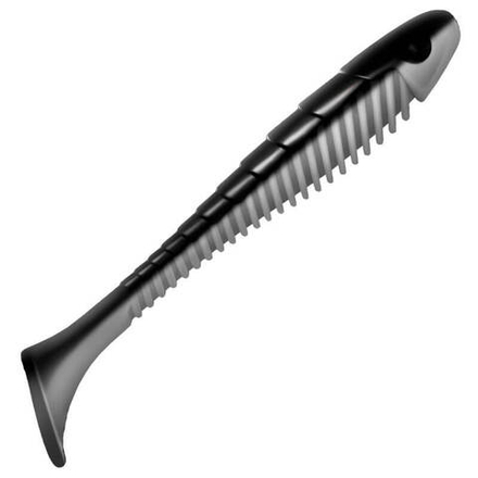 Приманка ZUB-BIGFOOT 133мм(5,2")-3шт, (цвет 030) черный верх-натурал низ
