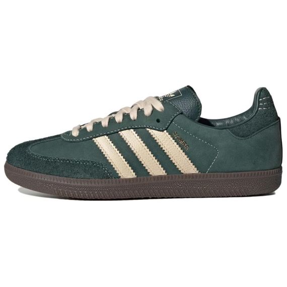 Кроссовки adidas originals SAMBA OG для скейтборда Низкие Зеленые женские
