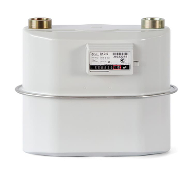 Счетчик газа РАСКО Газэлектроника BK-G 10Т 1 3/4" (250 мм) (К) левый с термокорректором