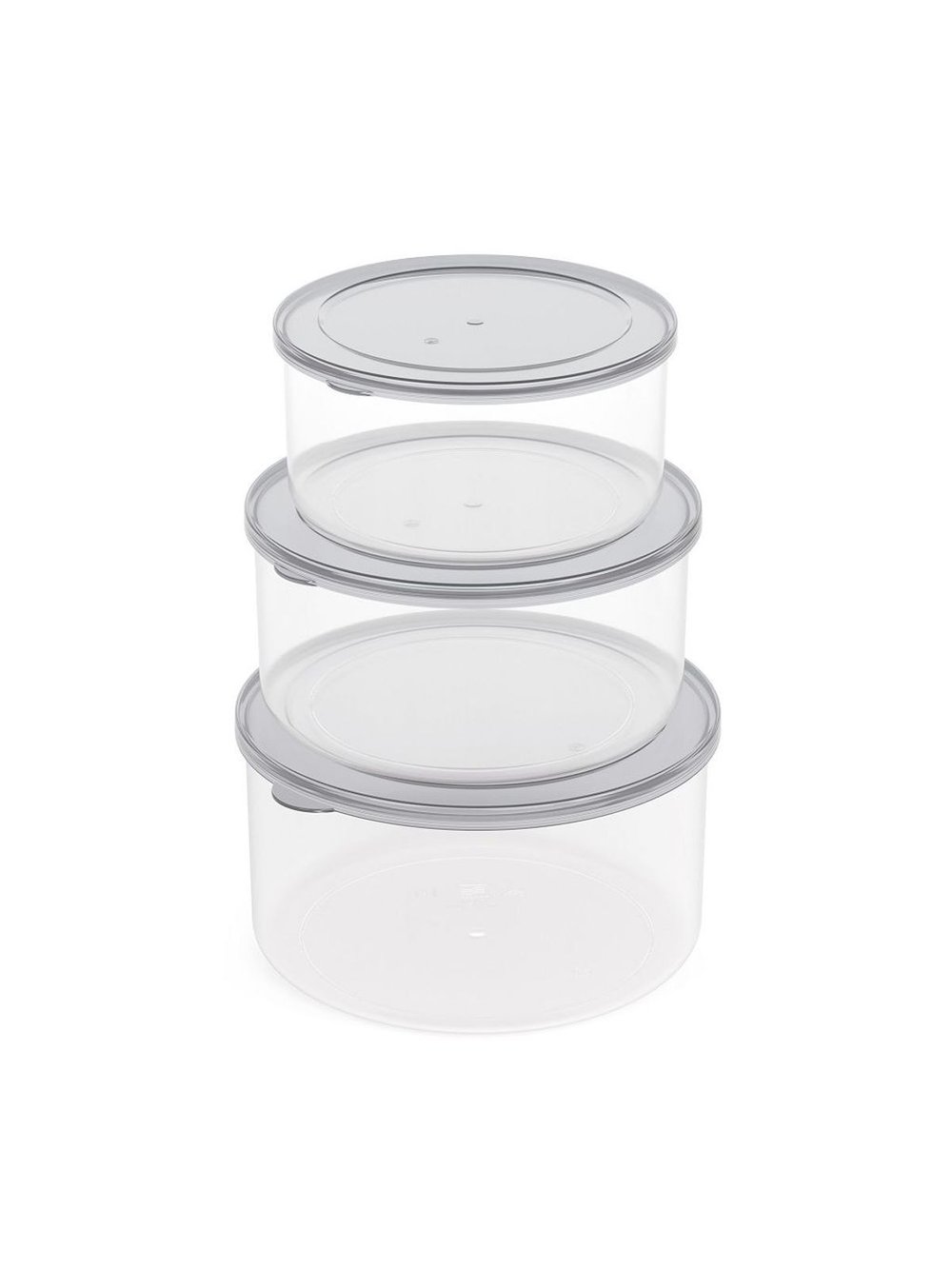 Набор контейнеров 3шт (0,5л; 0,7л; 1л) для СВЧ (8529)