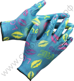 GRINDA прозрачное нитриловое покрытие, синие, размер L-XL, садовые перчатки (11296-XL)